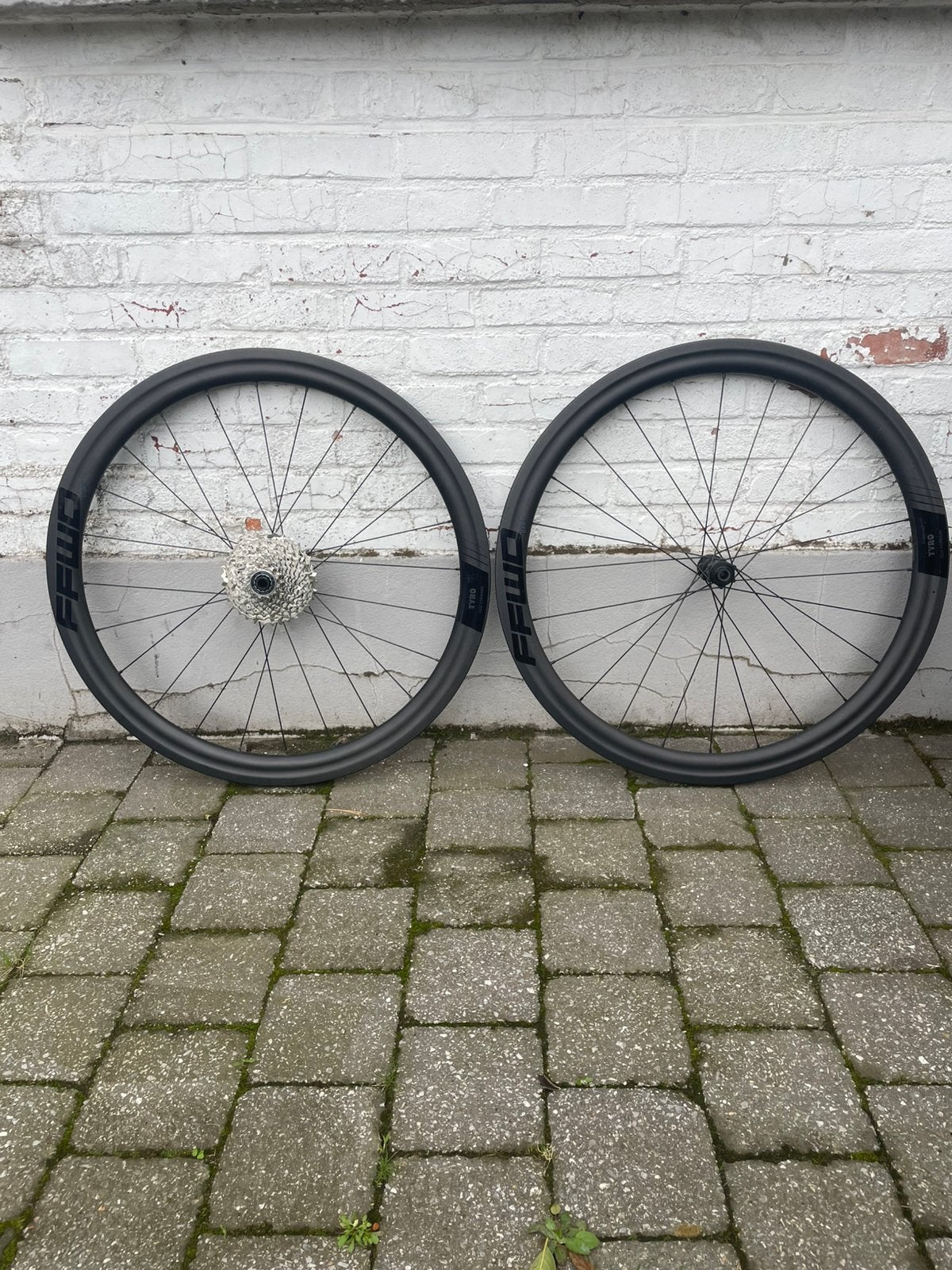 Carbon wielset FFWD Tyro, Fietsen en Brommers, Fietsonderdelen, Zo goed als nieuw, Racefiets, Carbon, Ophalen