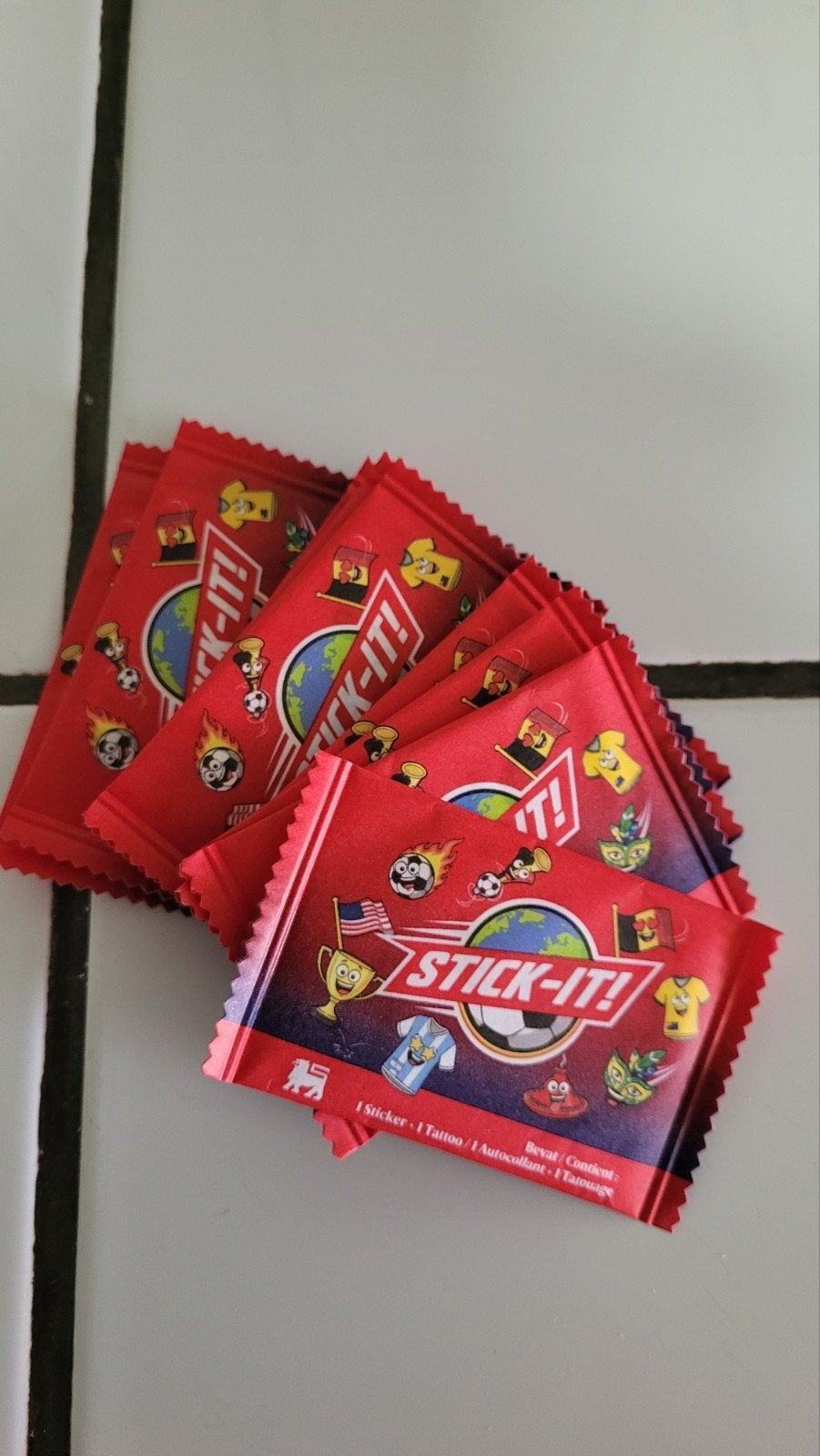 10 stickers stick-it delhaize, Verzamelen, Ophalen