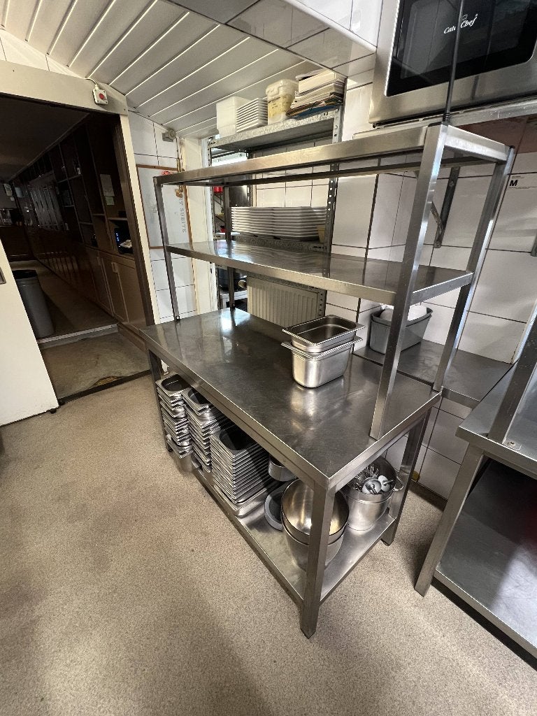 Lot inox werktafels, Ophalen, Gebruikt, Inox Meubilair