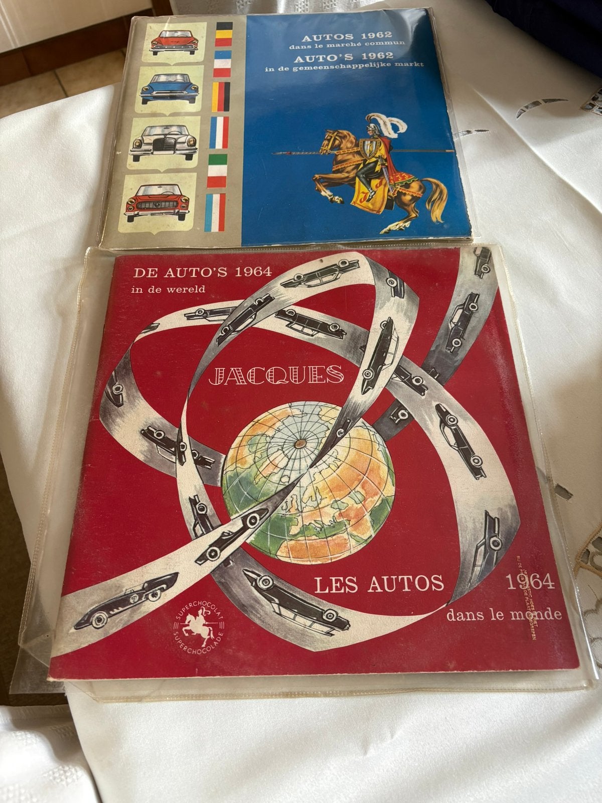 2 Jacques albums auto 62 en 64 compleet in zeer goede staat, Verzamelen, Ophalen of Verzenden