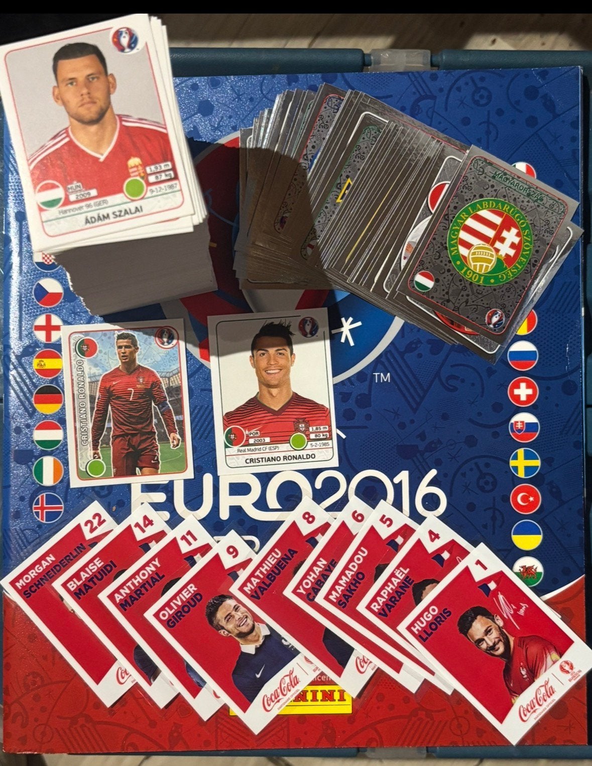 Panini euro 2016, Envoi, Comme neuf