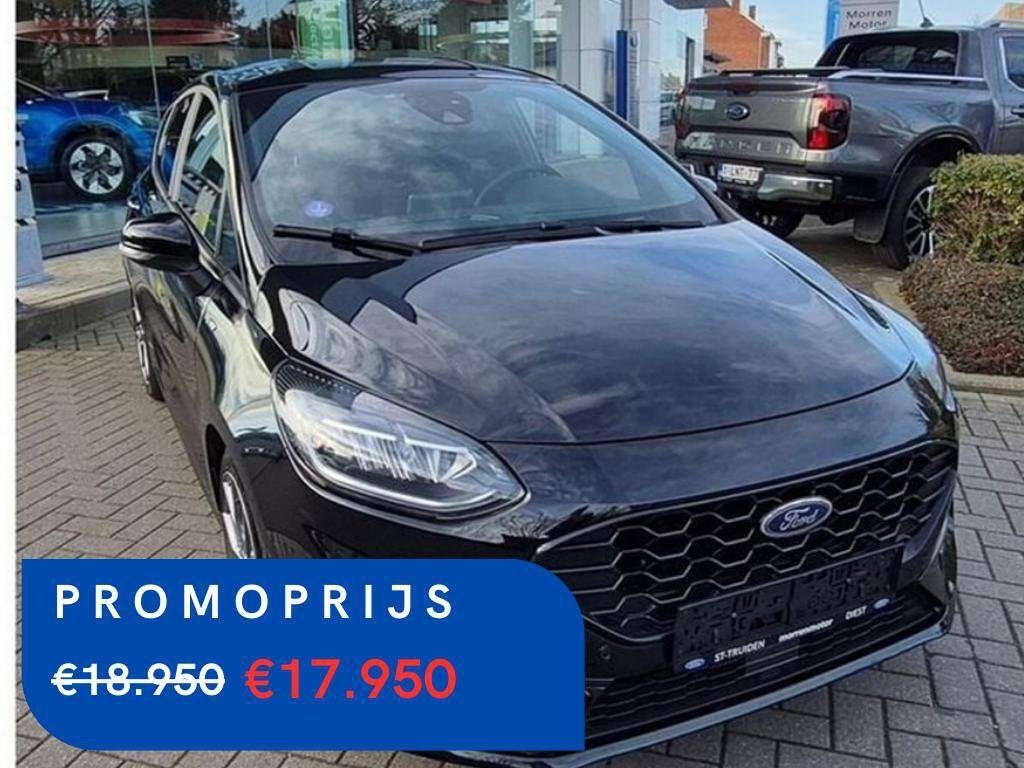 Ford Fiesta EcoBoost ST-Line OC2916 PD33846, Autos, Achat, 998 cm³, Boîte manuelle, Noir