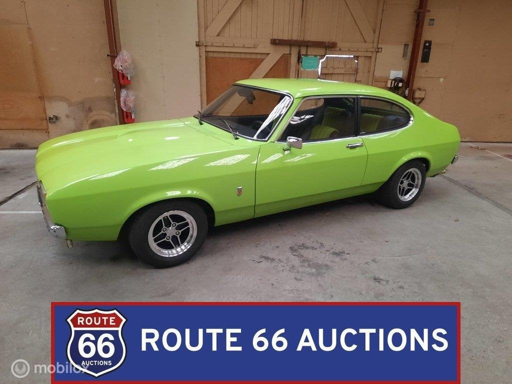 Ford Capri II 2600 | 1977 | Route 66 Auctions, Achat, Entreprise, Boîte manuelle, Autre carrosserie