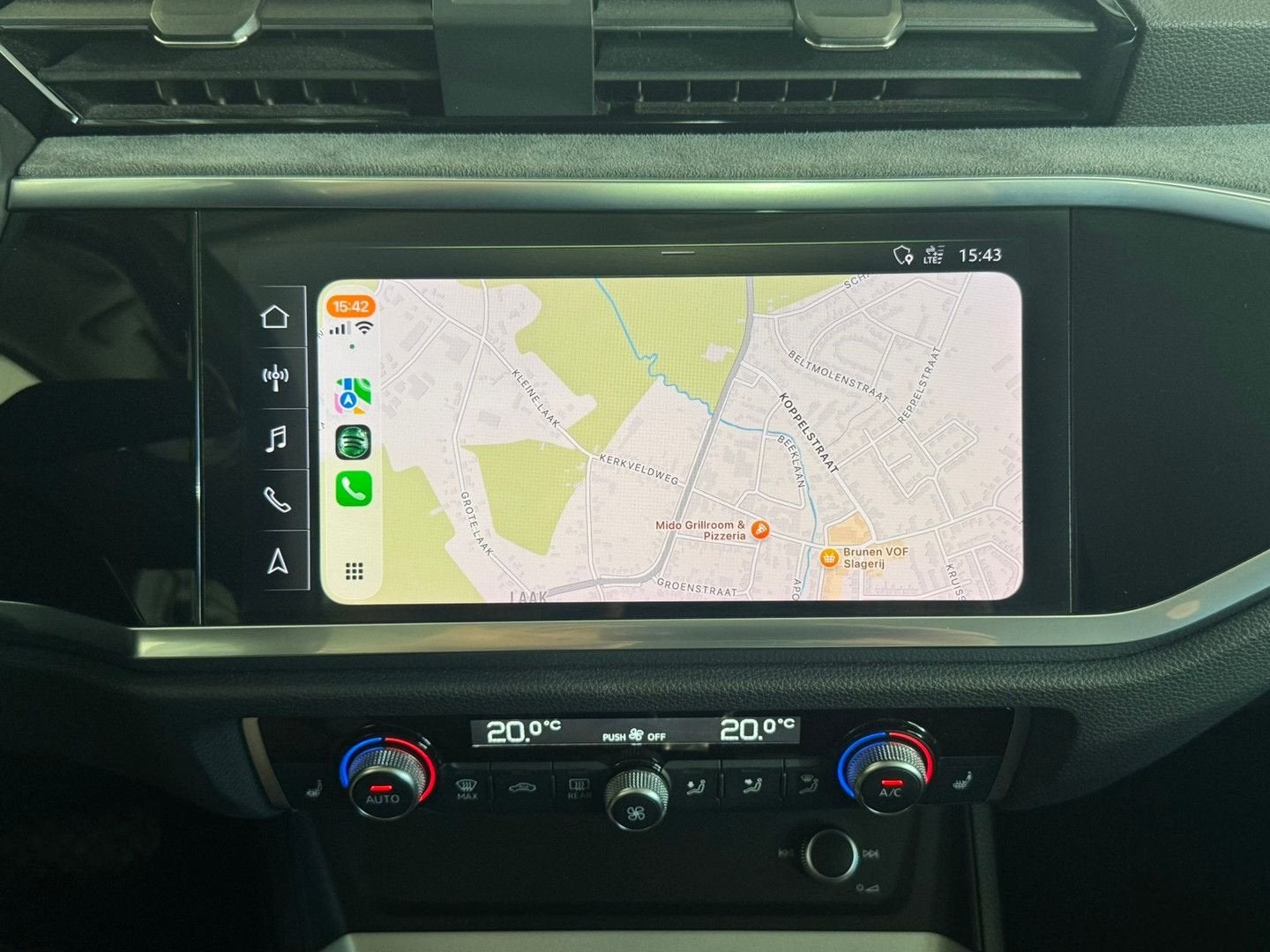 Audi Q3 Sportback 35 TFSI S-line Mild Hybrid Adaptive cruise, Auto's, Automaat, Zwart, Zwart, Bedrijf