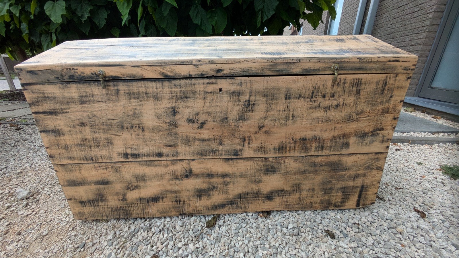 oude houten kist, Huis en Inrichting, Woonaccessoires | Kisten, Ophalen