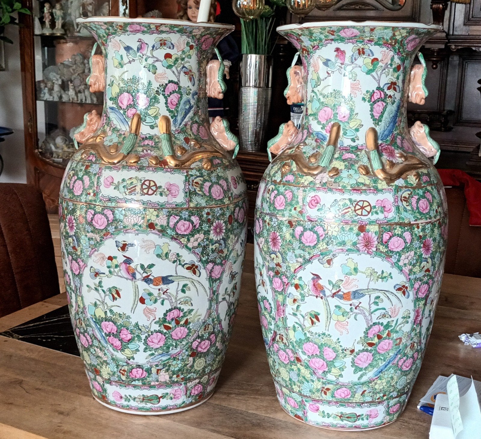 Echte chinese vazen., Antiek en Kunst, Ophalen