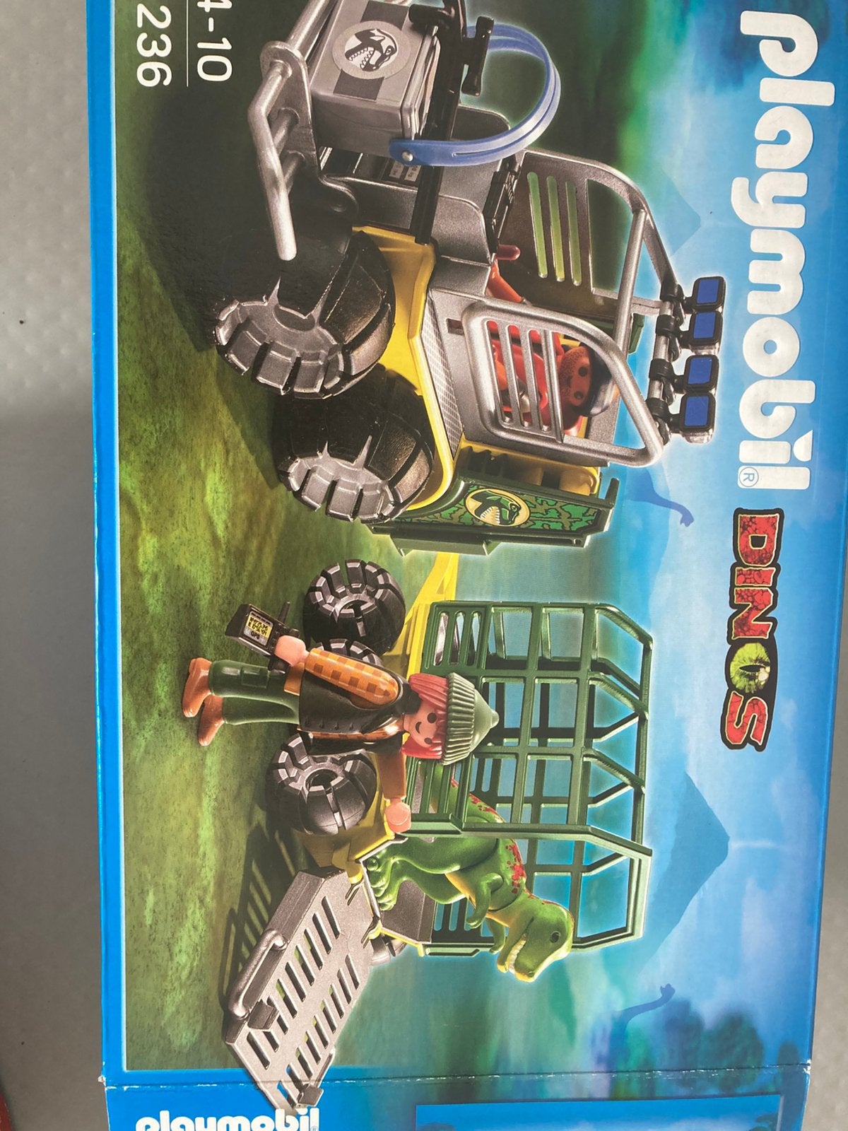 Véhicule de transport avec bébé T-Rex., Autres séries, Comme neuf, Figurines, Kit complet
