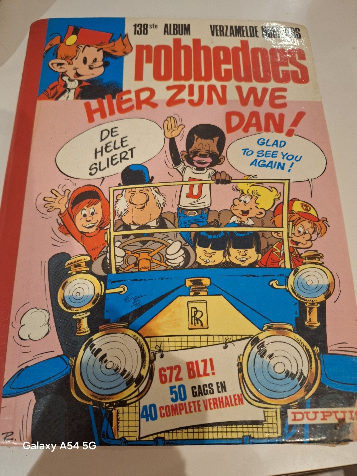 Robbedoes (1975), Boeken, Ophalen