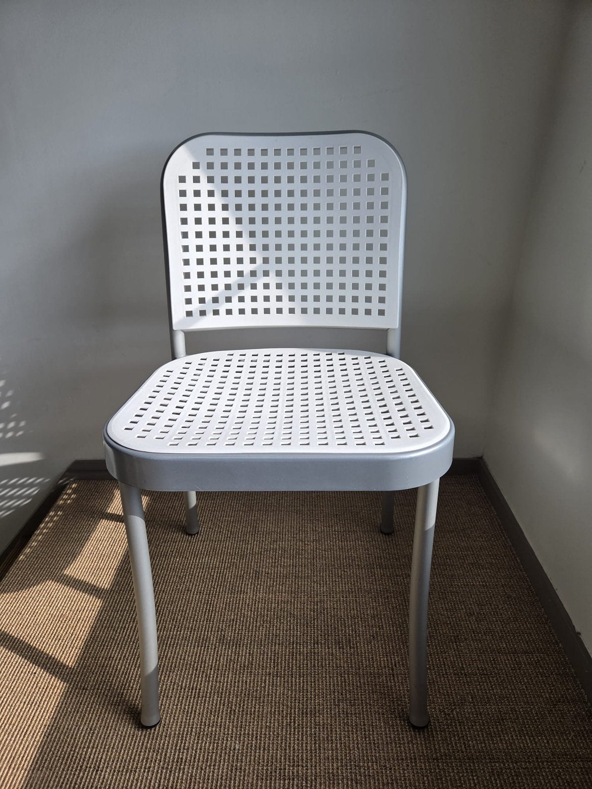 6 iconische De Padova stoelen, Huis en Inrichting, Stoelen, Ophalen, Gebruikt, Wit, Vijf, Zes of meer stoelen