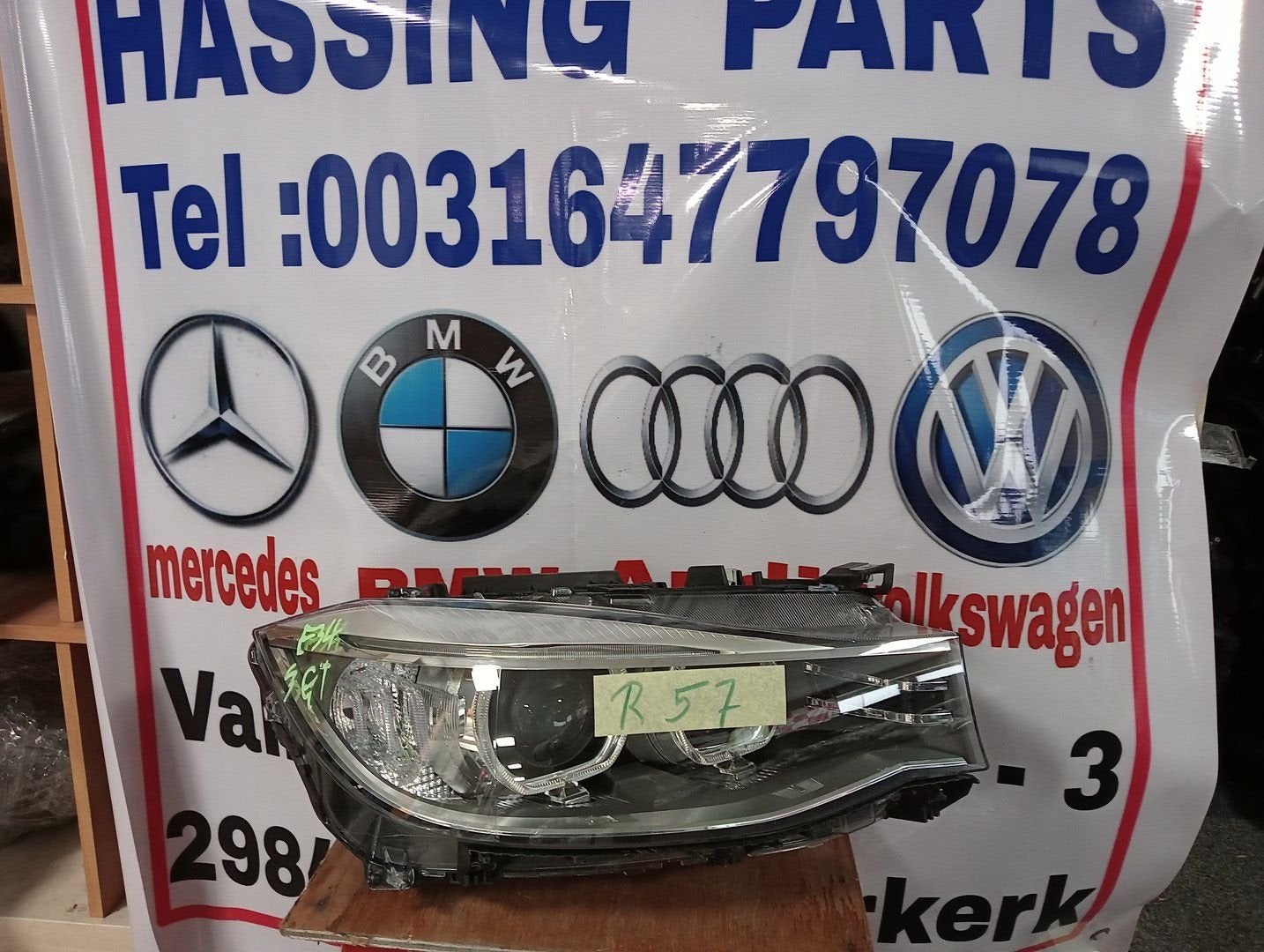 KOPLAMP RECHTS BMW 3 serie Gran Turismo (F34) (63117355556), Gebruikt, -, -, Ophalen of Verzenden