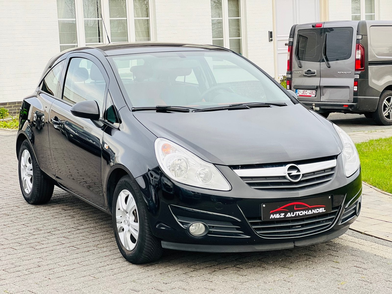 Opel Corsa 1.2i Benzine * Lez ok * Airco * 1 ste eigenaar, Auto's, Parkeersensor, Zwart, Bedrijf, Handgeschakeld