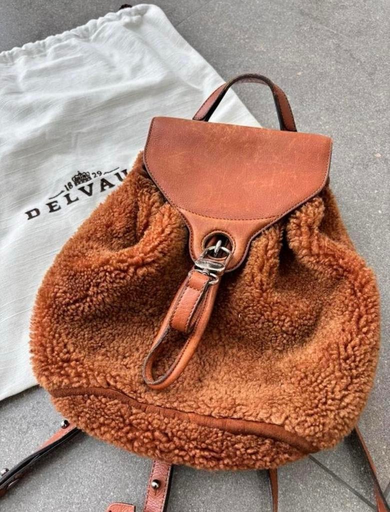 Authentiek vintage Delvaux rugzakje, Enlèvement ou Envoi, Utilisé