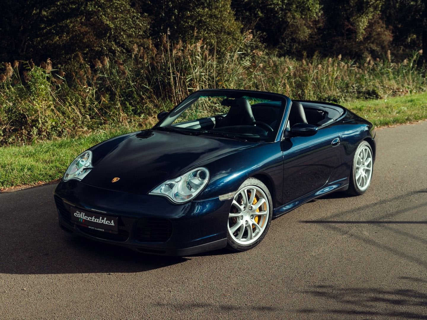 Porsche 996 Cabrio 3.6 Carrera 4S Handgeschakeld PCCB Porsch, Auto's, Cabriolet, Blauw, Bedrijf, Handgeschakeld