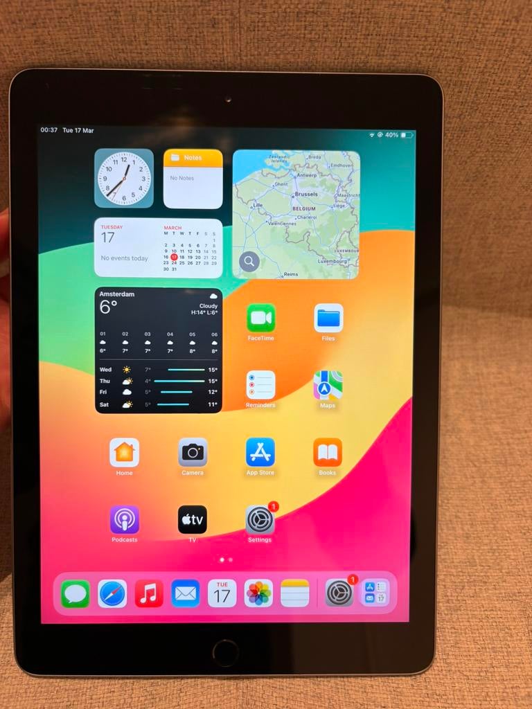 Apple iPad (2018) 6e Generatie – 128GB –  97% batterij!, Computers en Software, Apple iPads, 9 inch, Apple iPad, Refurbished, Ophalen of Verzenden