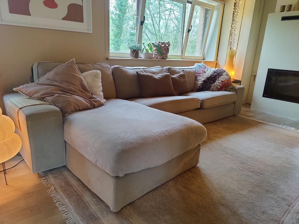Zetel met chaise longue, Ophalen