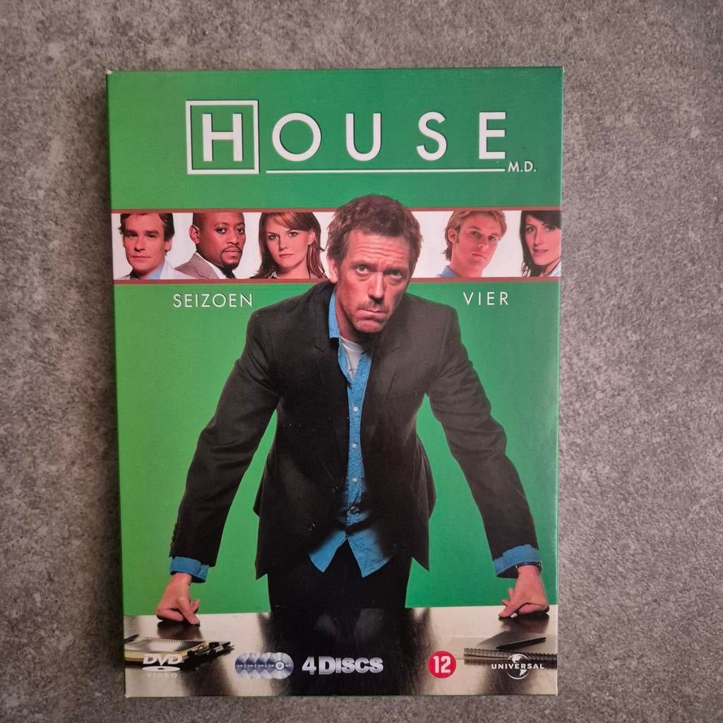 Dvd box House m.d. seizoen 4, Cd's en Dvd's, Ophalen of Verzenden, Zo goed als nieuw, Vanaf 12 jaar, Boxset