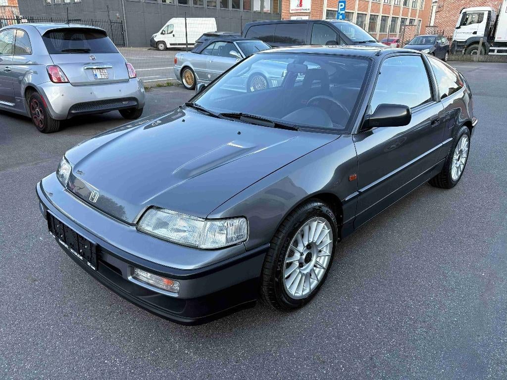 Honda CRX 1.6i16v, Auto's, Voorwielaandrijving, 4 zetels, Stof, Zwart