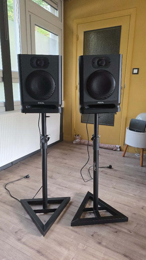2 enceintes FOCAL ALPHA 65 EVO + pieds Boston + câble audio, TV, Hi-fi & Vidéo, Enlèvement, Neuf, Autres types, Autres marques