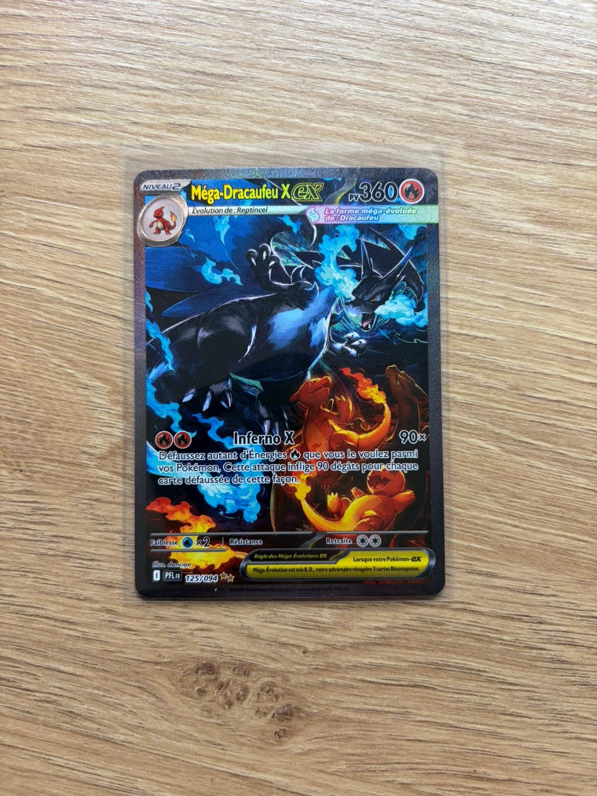 Mega Charizard x ex 125/094, Ophalen, Zo goed als nieuw, Booster