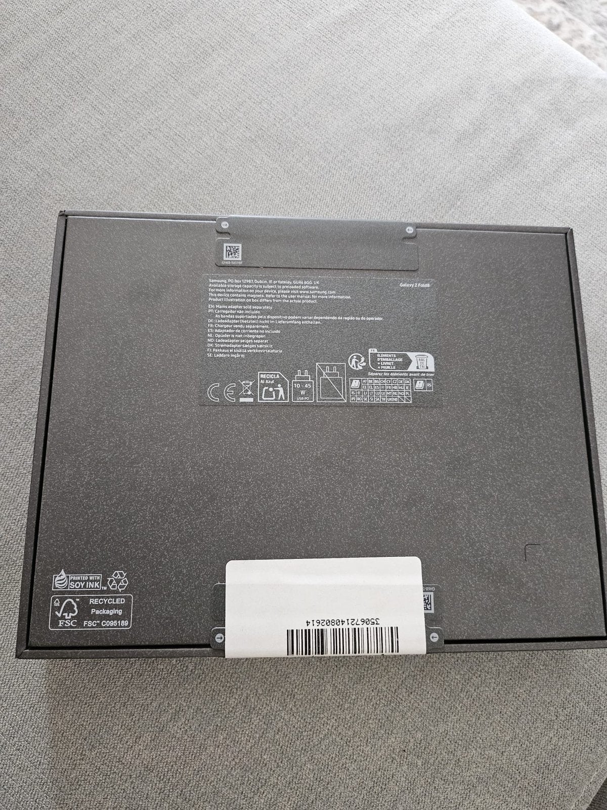 Samsung Galaxy Z Fold 8, Enlèvement, Comme neuf