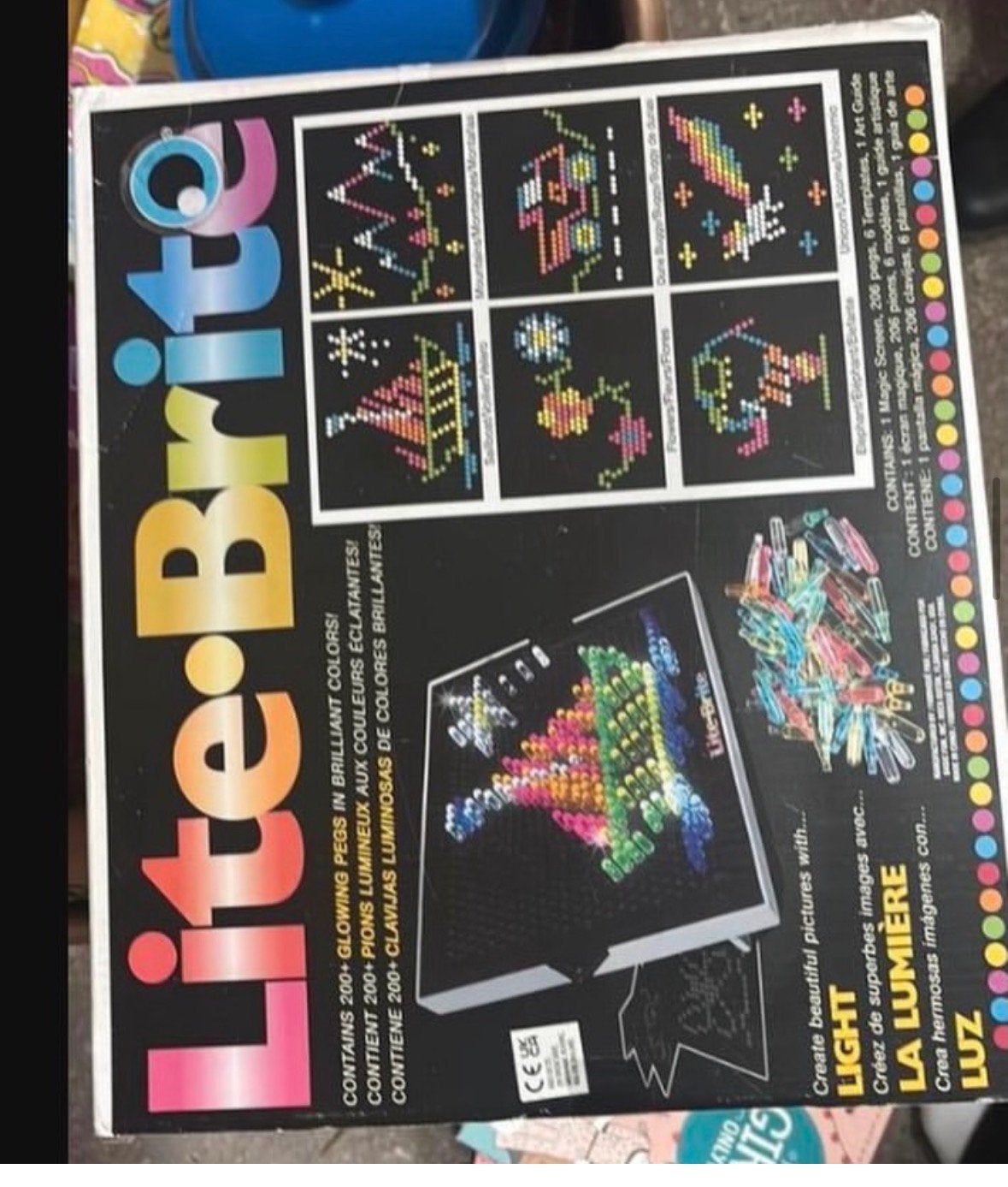 Lite brite lichtpinnen, Ophalen, Zo goed als nieuw