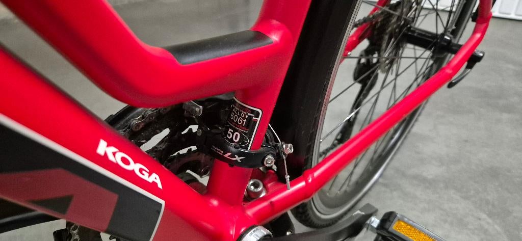 Damesfiets Koga maat 50, Fietsen en Brommers, Velgrem, Versnellingen, Zo goed als nieuw, Ophalen