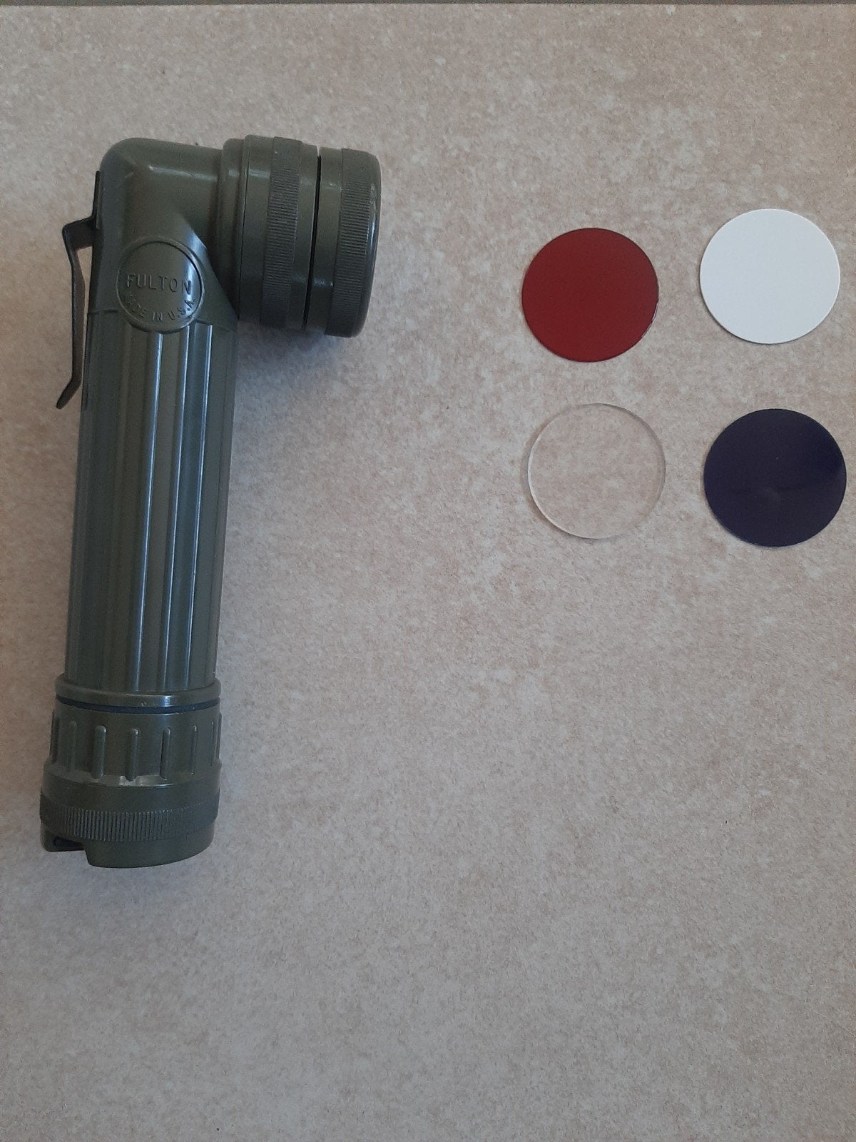 Lampe de poche américaine de la Seconde Guerre mondiale, Enlèvement ou Envoi