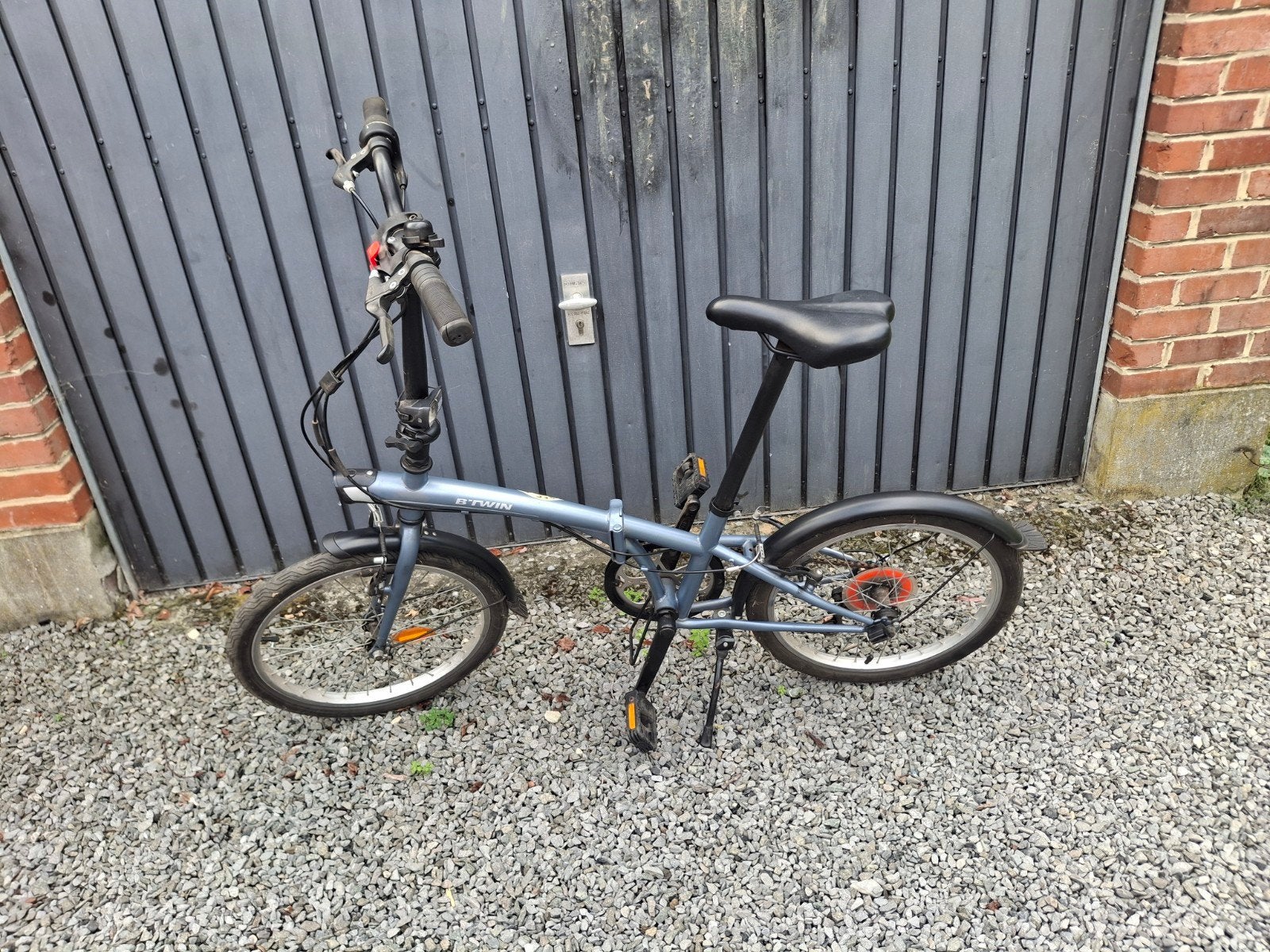 btwin plooifiets, Versnellingen, Zo goed als nieuw, Totaal opvouwbaar, Ophalen