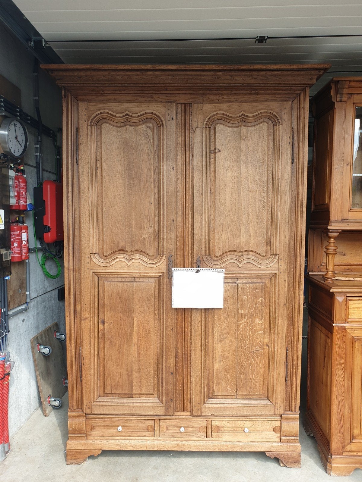 Garde-robe en chene., Antiquités & Art, Enlèvement