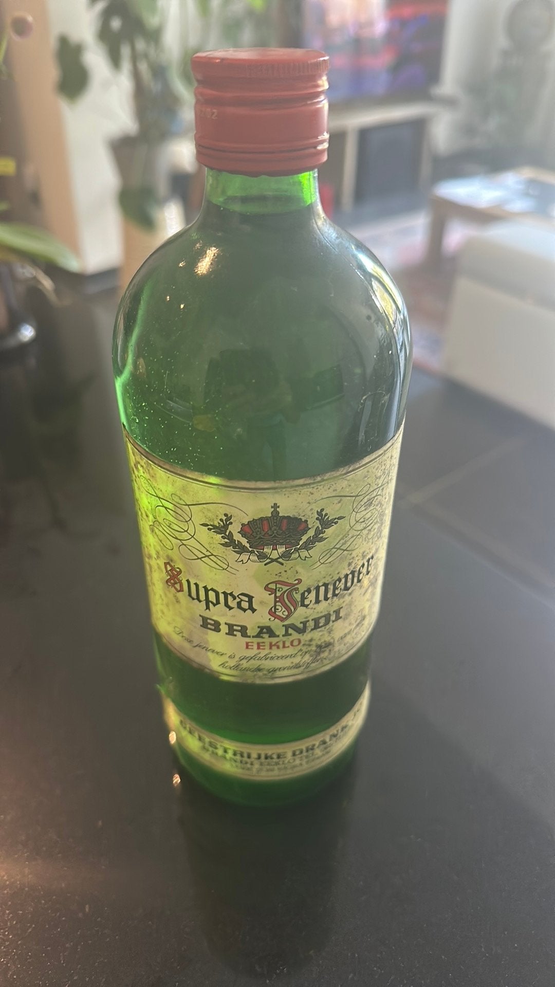 Supra Jenever Brandi Eeklo 1960 -62, Ophalen of Verzenden, Zo goed als nieuw, Vol