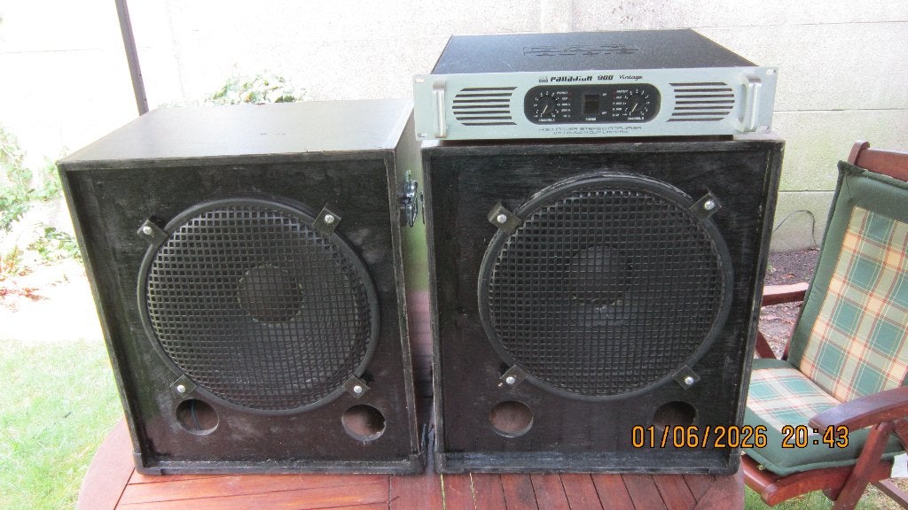 luidspreker boxen, Audio, Tv en Foto, Versterkers en Ontvangers, Ophalen, Zo goed als nieuw, Stereo, Overige merken