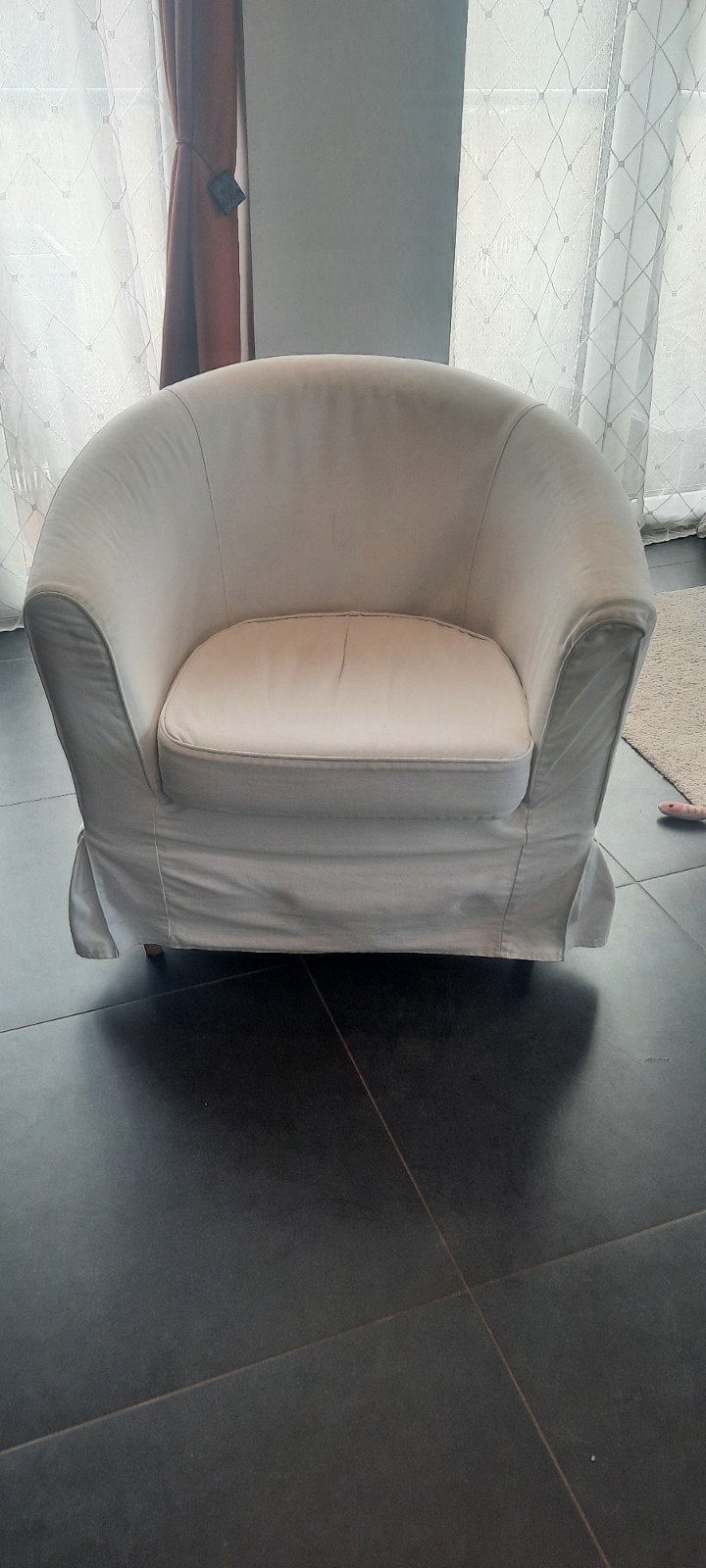 Fauteuil Ikea 'Tullsta' blanc
