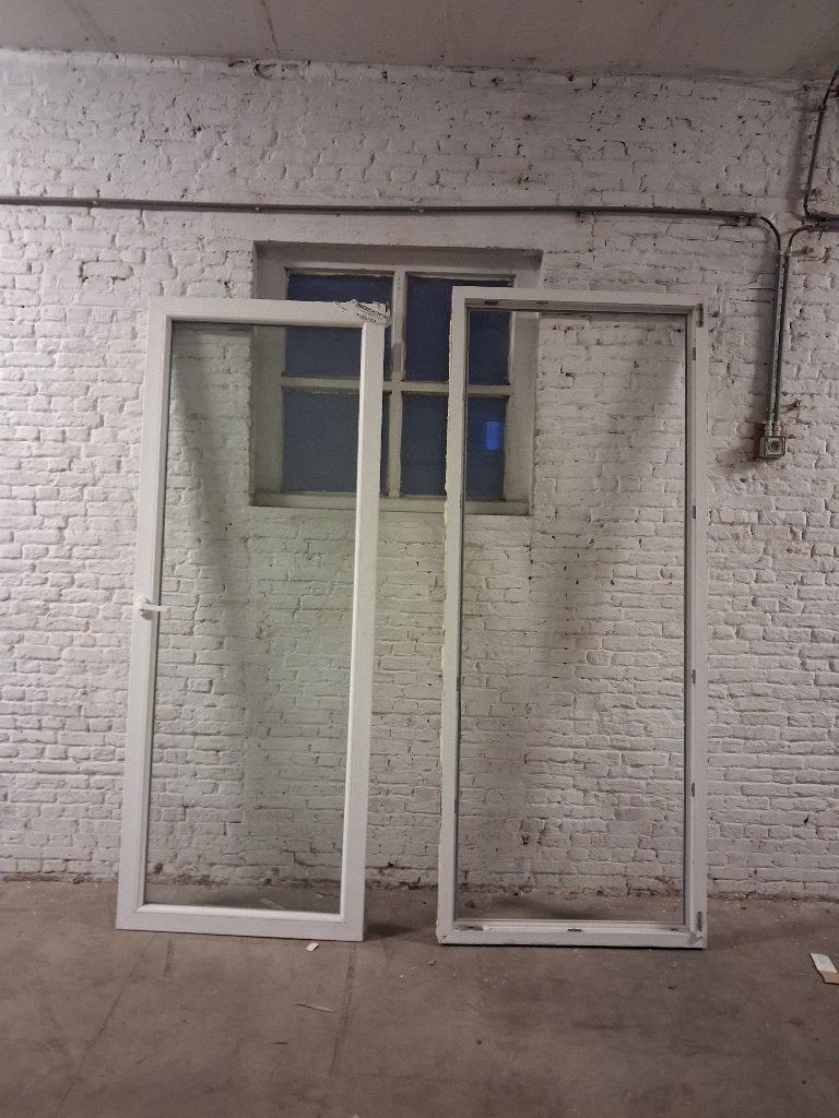 Porte vitrée pvc, Bricolage & Construction, Châssis de fenêtre, 75 à 150 cm, Synthétique, Enlèvement