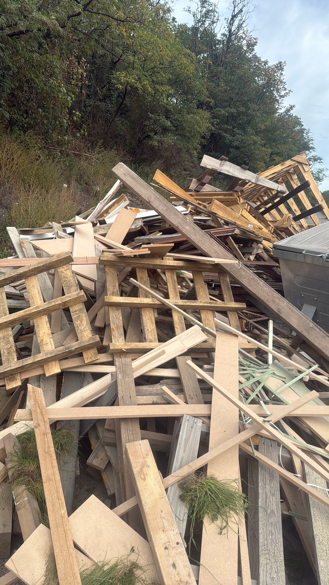 Hout, Ophalen