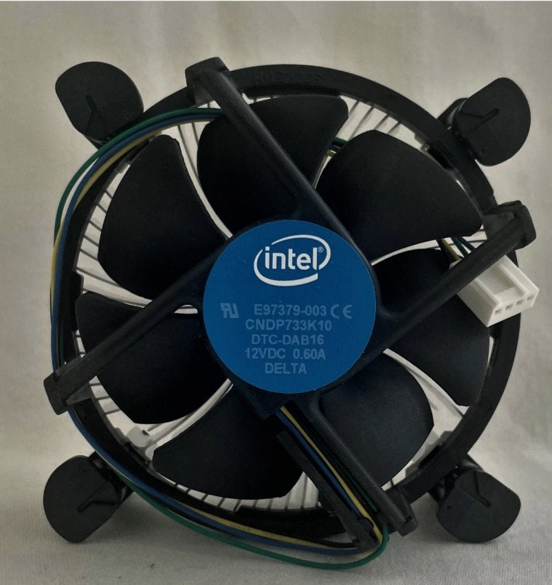 Intel CPU Koeler E97379-003 – Originele fan (12V Delta), Computers en Software, Ophalen of Verzenden, Gebruikt, Luchtkoeling