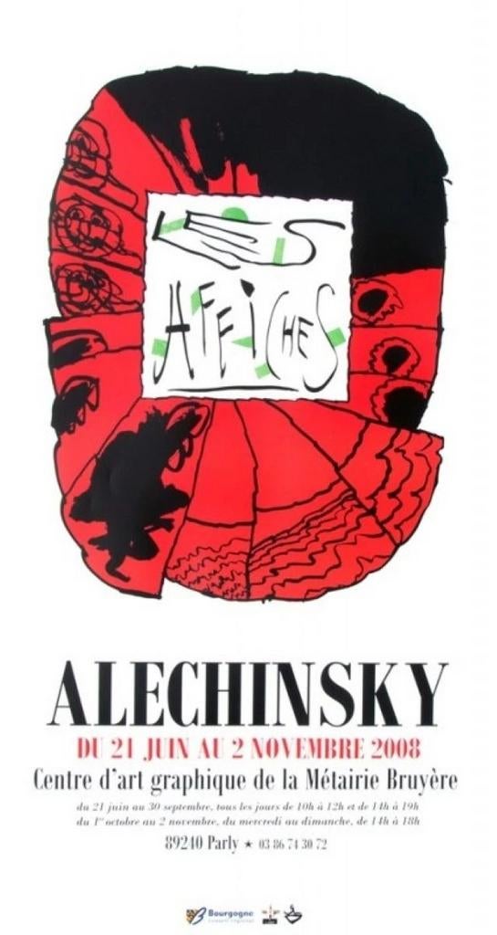 Orginele affiche alechinsky Pierre, Enlèvement ou Envoi