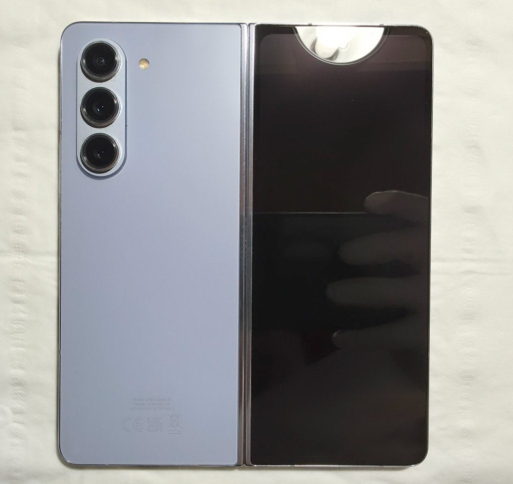 Samsung Galaxy Fold 5 12/512GB Icy Blue + Case & S-Pen, Telecommunicatie, Mobiele telefoons | Samsung, Blauw, Touchscreen, Zo goed als nieuw