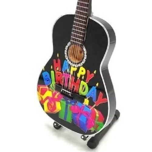 Miniatuurreclassieke gitaar Verjaardag Gefeliciteerd, Ophalen of Verzenden, Nieuw