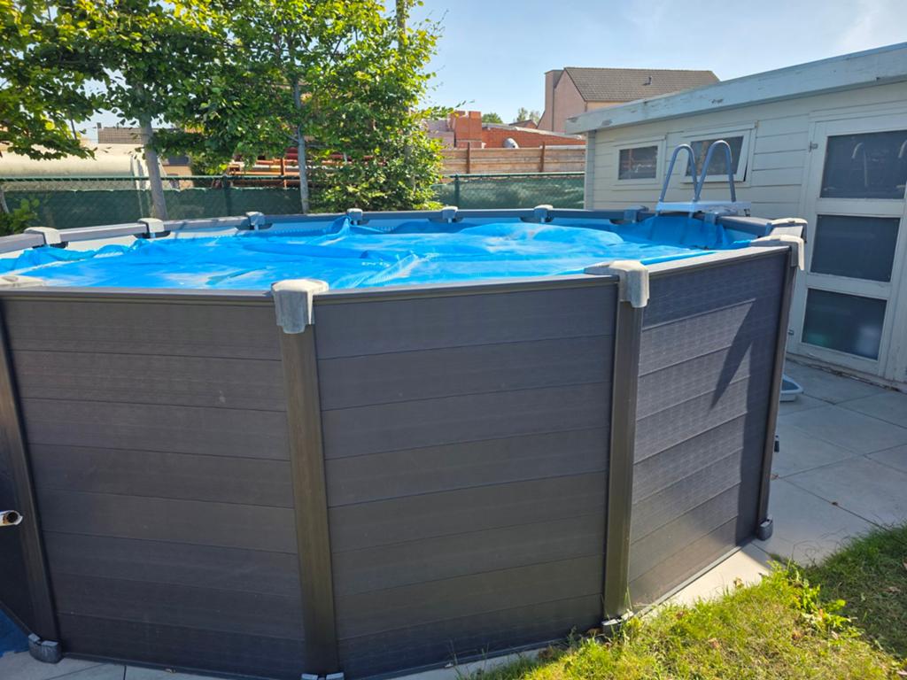 Zwembad inclusief warmtepomp en zandfilter, Tuin en Terras, Ophalen