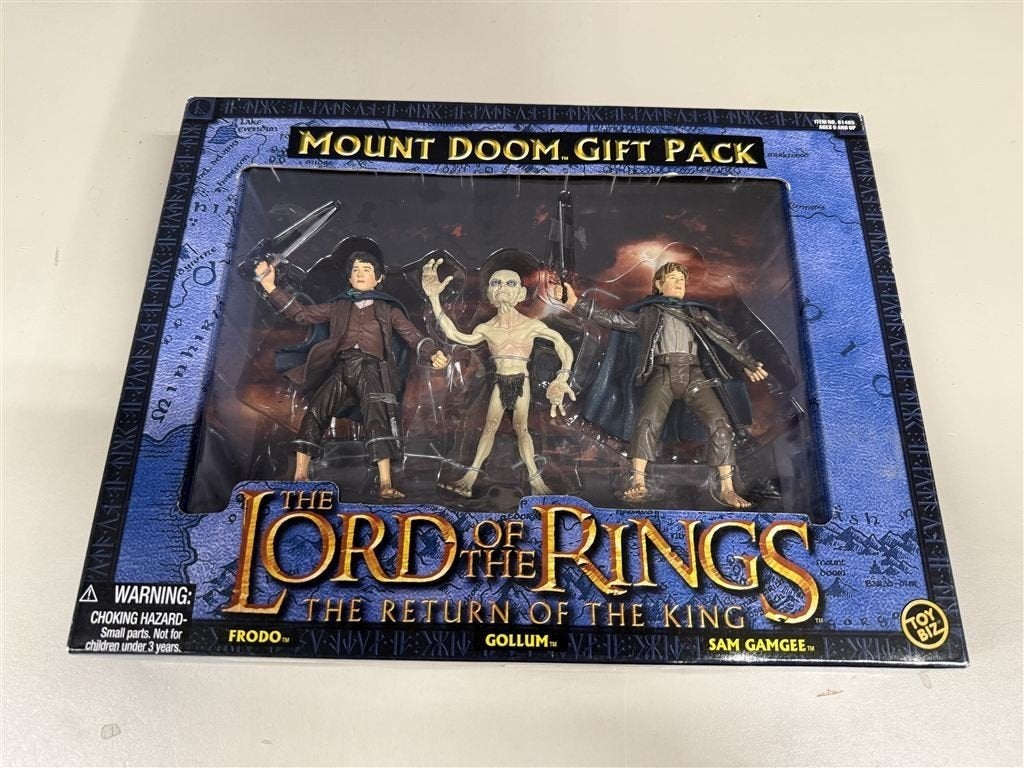 Lord of the Rings Mount Doom gift pack Frodo gollum Sam gamg, Verzamelen, Ophalen of Verzenden, Nieuw