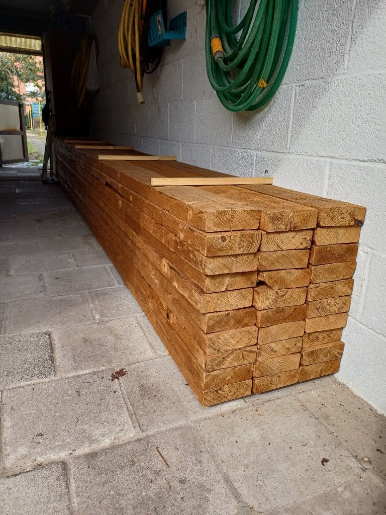 Thermowood Den balken, Doe-het-zelf en Bouw, Ophalen, Nieuw, Balk