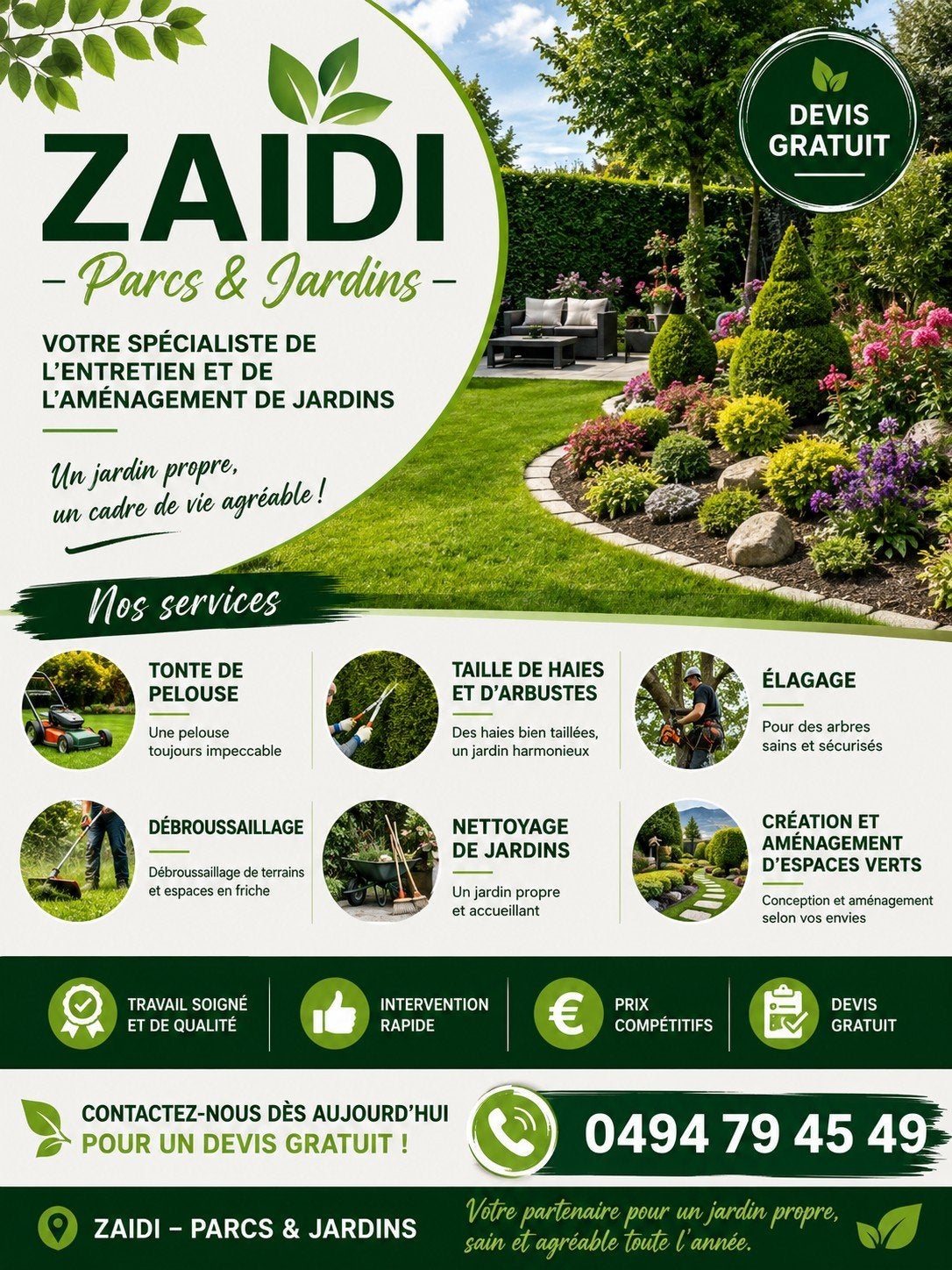 Parc et jardin, Jardin & Terrasse, Terre & Fumier
