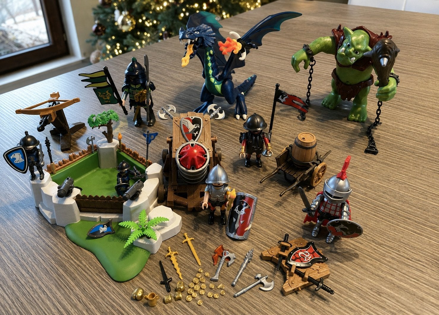 Playmobil ridders 5 sets nieuwstaat, Ophalen, Zo goed als nieuw