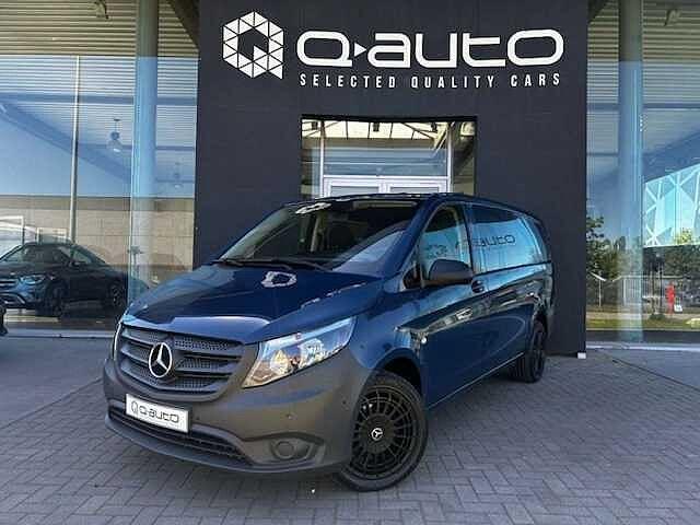 Mercedes-Benz Vito 116d Dubbel Cabine Aut / GPS / Carplay /, Auto's, Automaat, Blauw, Mercedes-Benz, Bedrijf