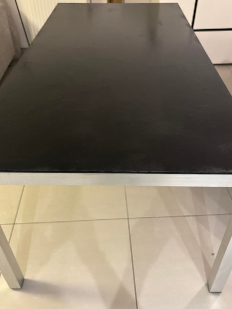 Tuinset met 6 stoelen en kussens. Tuintafel tuintafelset, Tuin en Terras, Ophalen, Gebruikt, 6 zitplaatsen, Aluminium