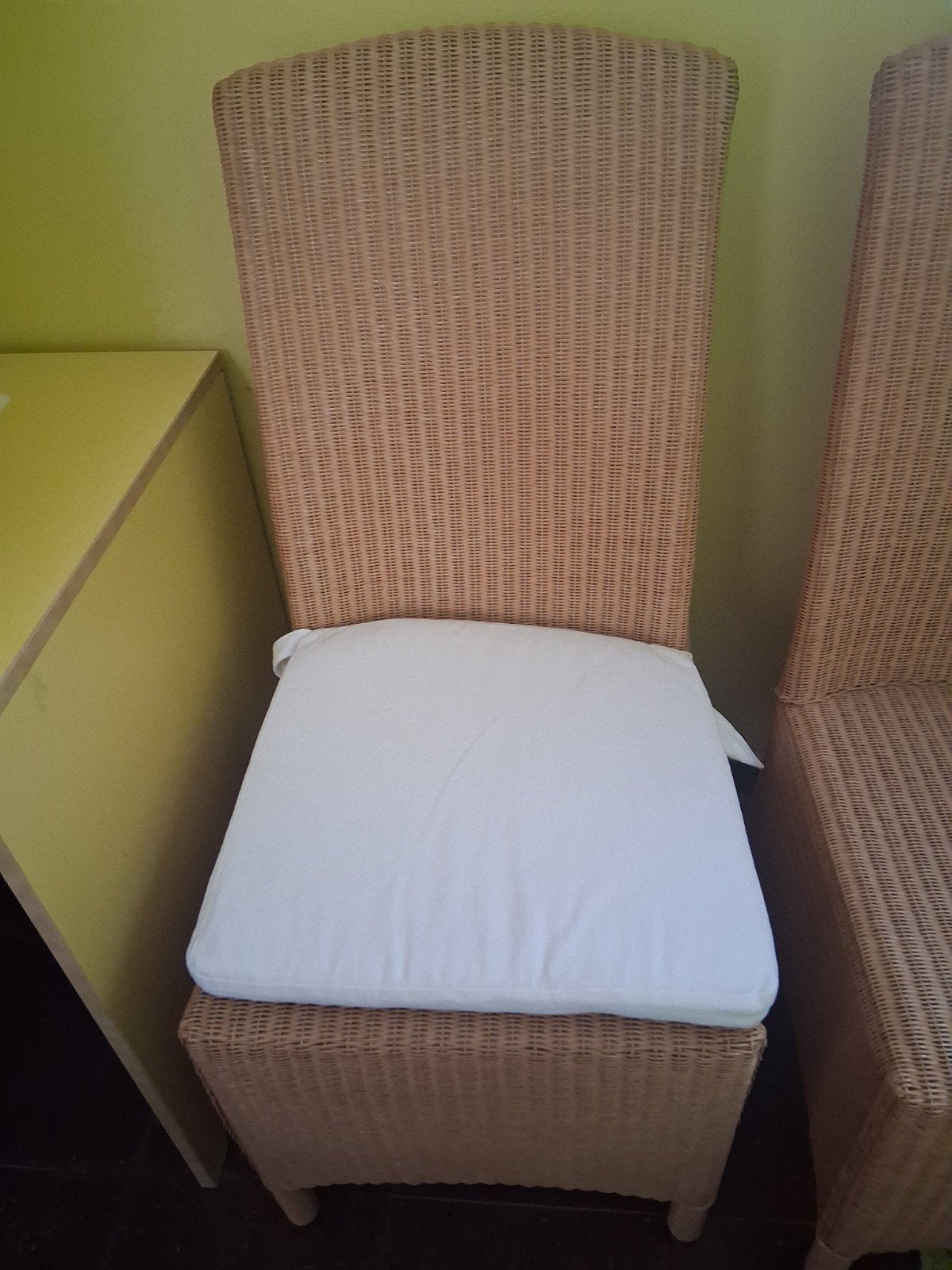 rietenstoelen 6stuks, Huis en Inrichting, Ophalen, Bruin, Riet of Rotan, Zo goed als nieuw