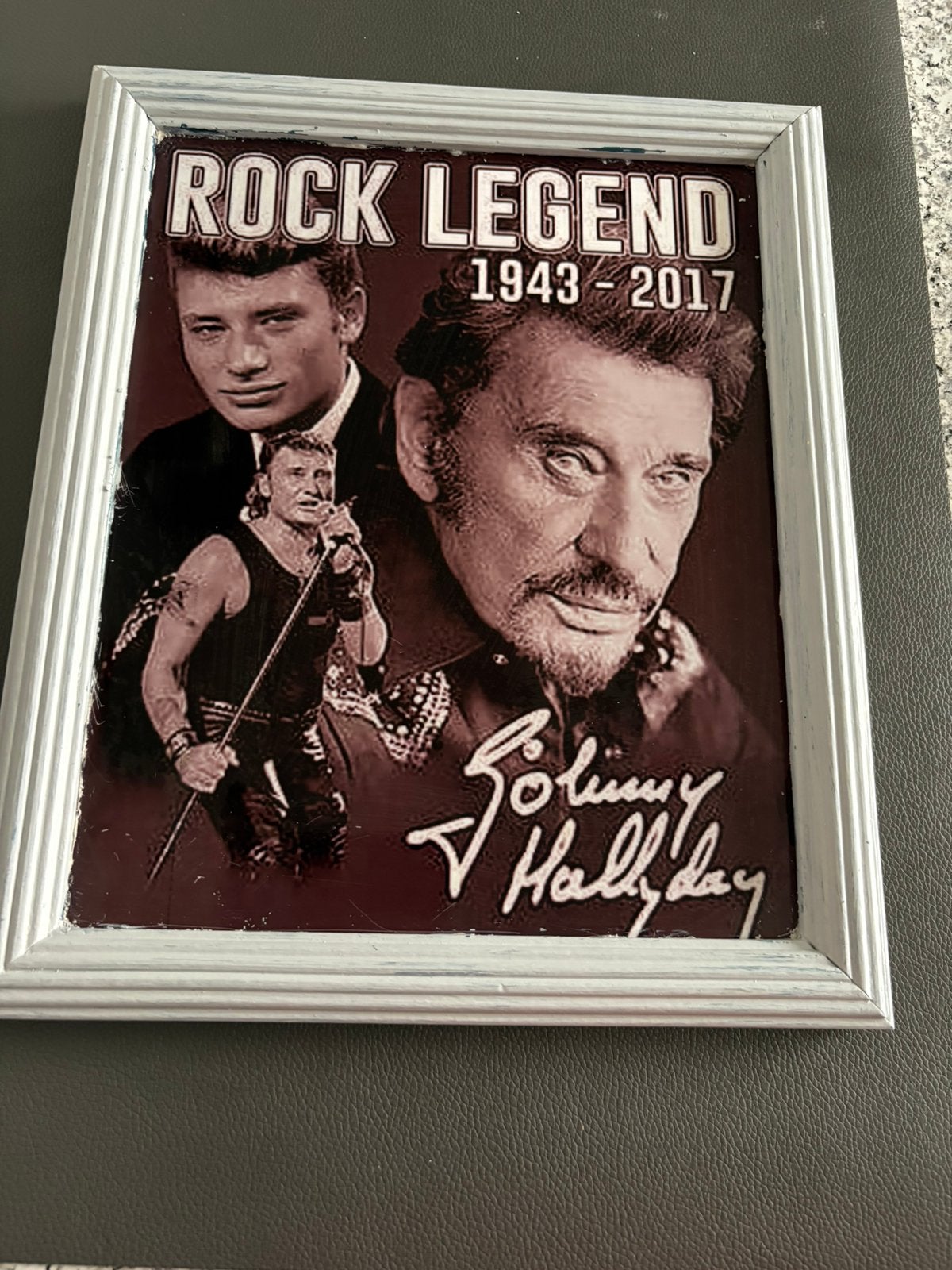 Céramique JOHNNY HALLYDAY (25/20 cm), Enlèvement ou Envoi, Comme neuf