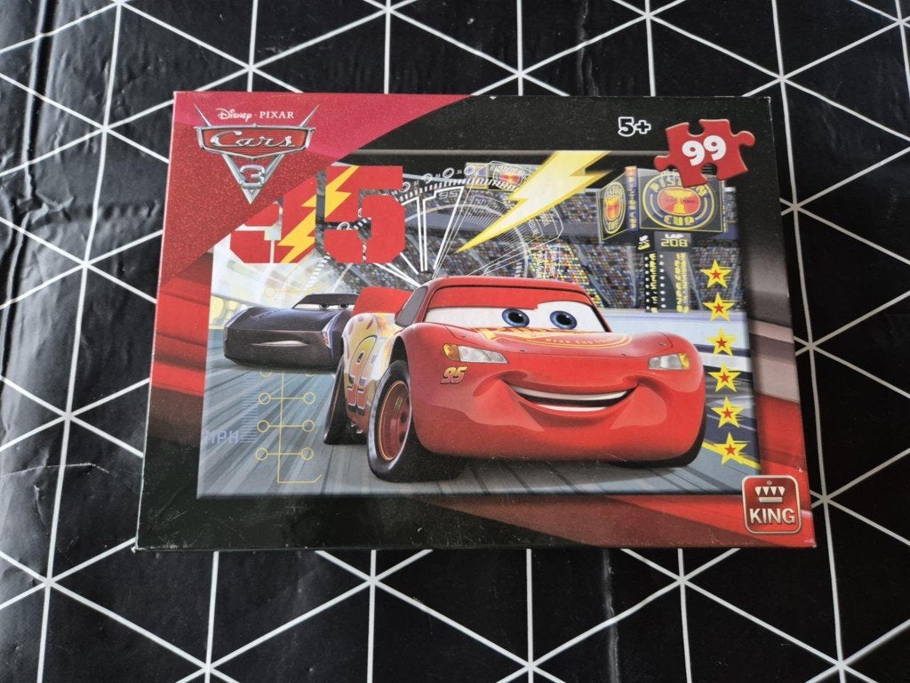 Puzzel - cars - 99 stuks - King, Ophalen of Verzenden