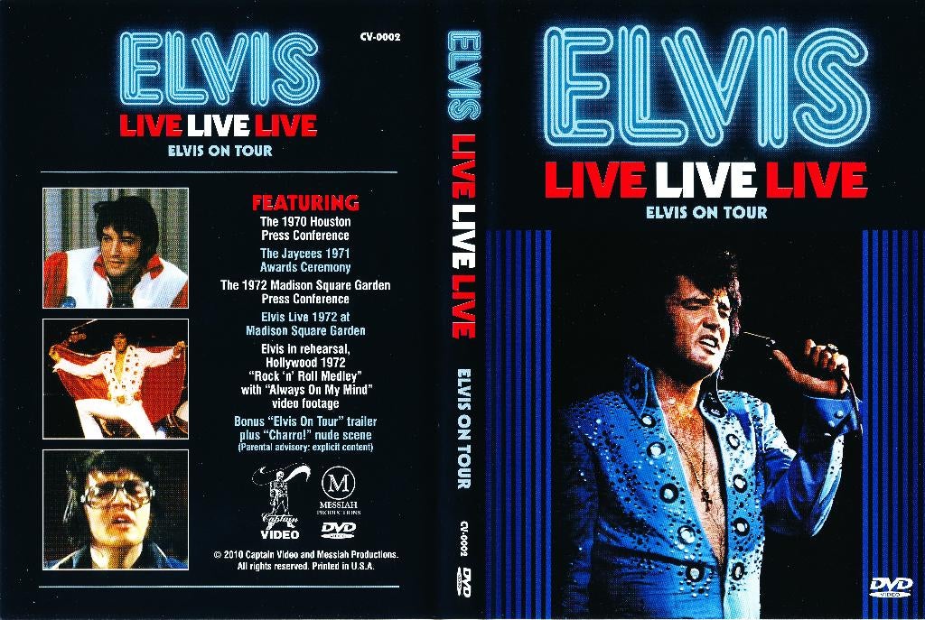 ELVIS LIVE LIVE LIVE & ELVIS LIVE LIVE LIVE Volume 2 DVD, Tous les âges, Enlèvement ou Envoi, Comme neuf, Musique et Concerts