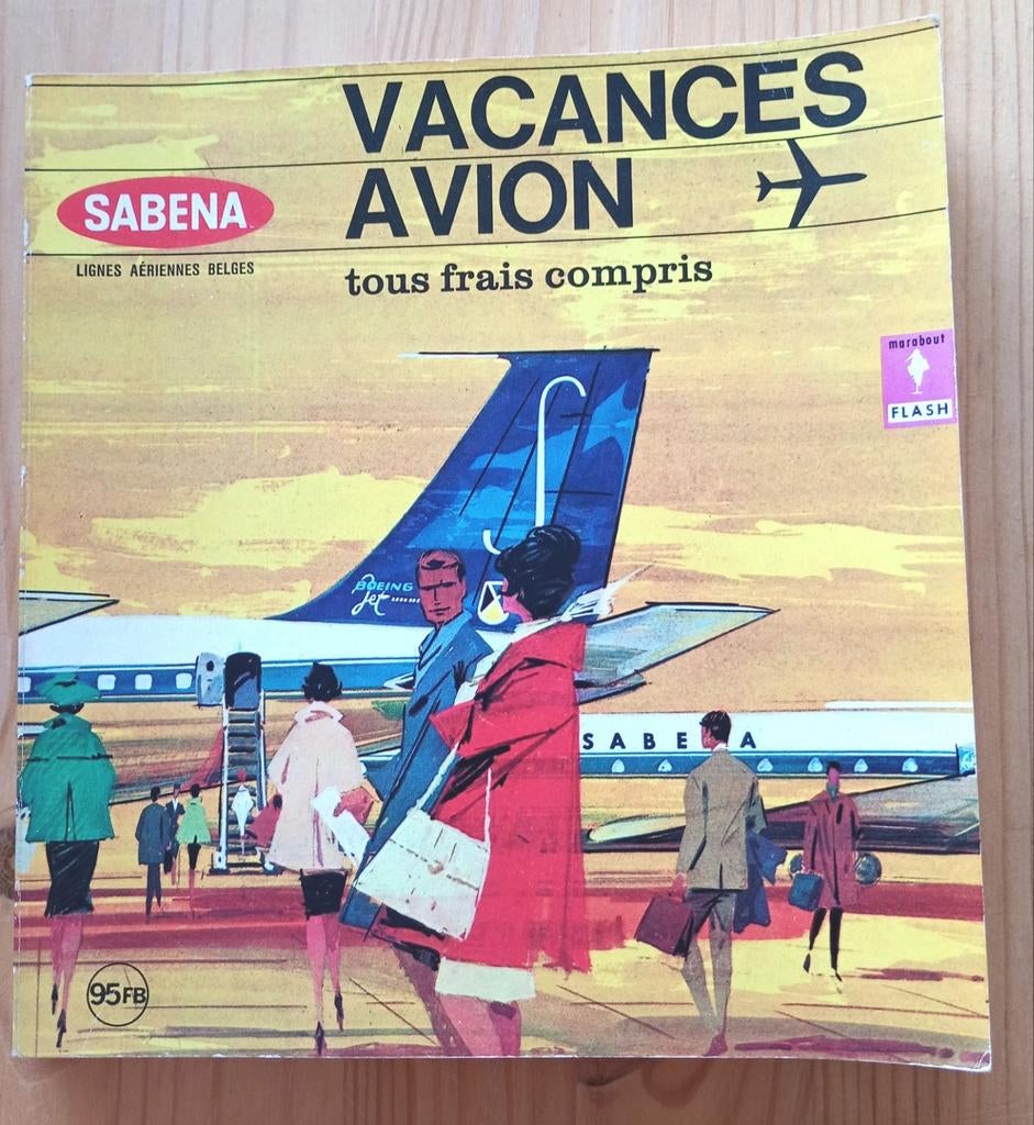 Marabout Flash grand format/Sabena/années 60, Ophalen
